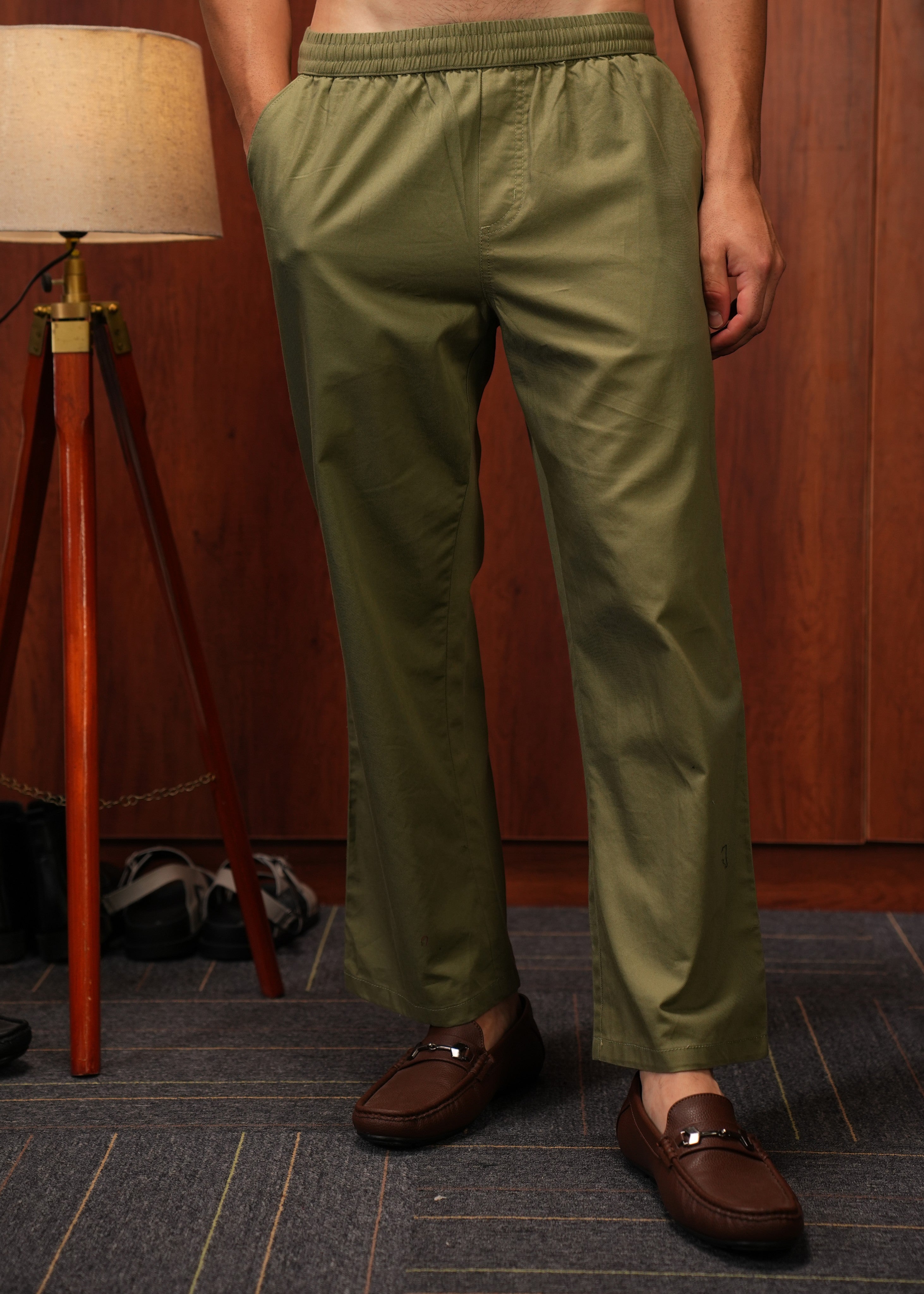 Mens Wide Leg Lounge Pants